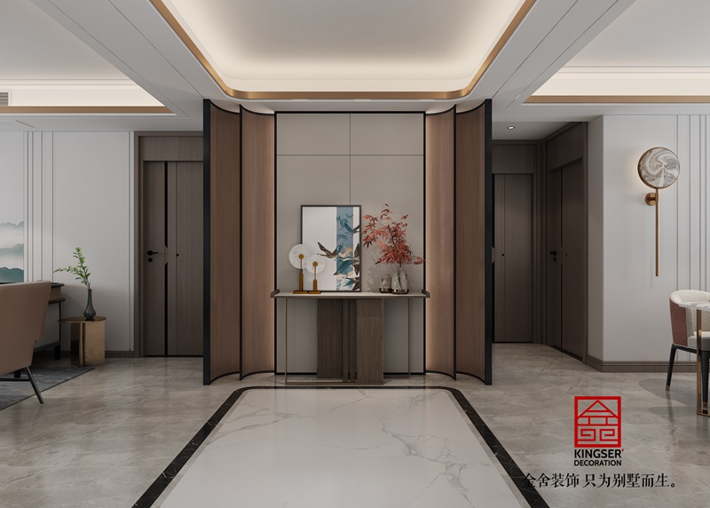 翰林國際165平新中式風格裝修設(shè)計
